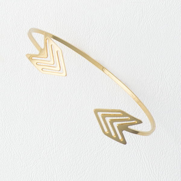 Arrows Bracelet in Yellow Gold Filled