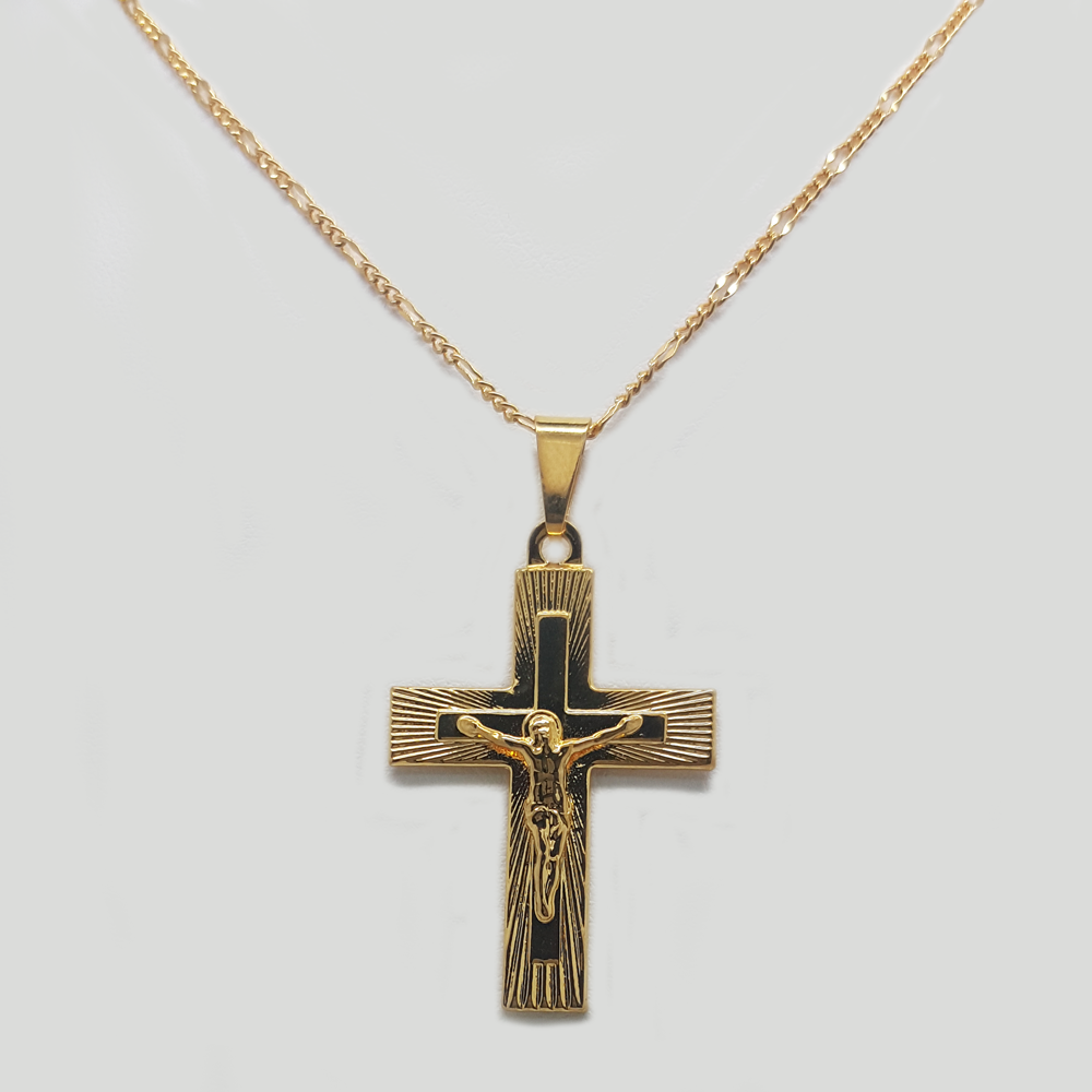 Cross Necklace in Yellow Gold Filled