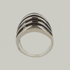 Aged Silver Ring Openwork