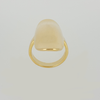 Oval Top Ring in Yellow Gold Filled