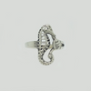 Hippocampus Ring in Aged Silver