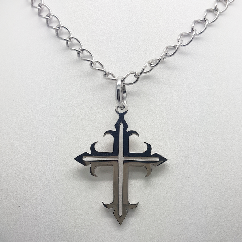 Cross Necklace in Stainless Steel
