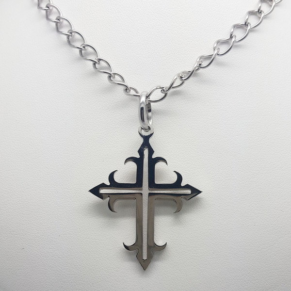 Cross Necklace in Stainless Steel