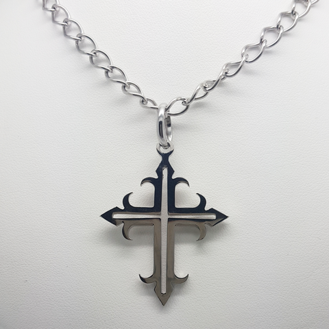 Cross Necklace in Stainless Steel