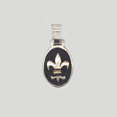 Lis Flower Pendant in Duble Plate