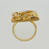 Openwork Square Ring in Yellow Gold Filled