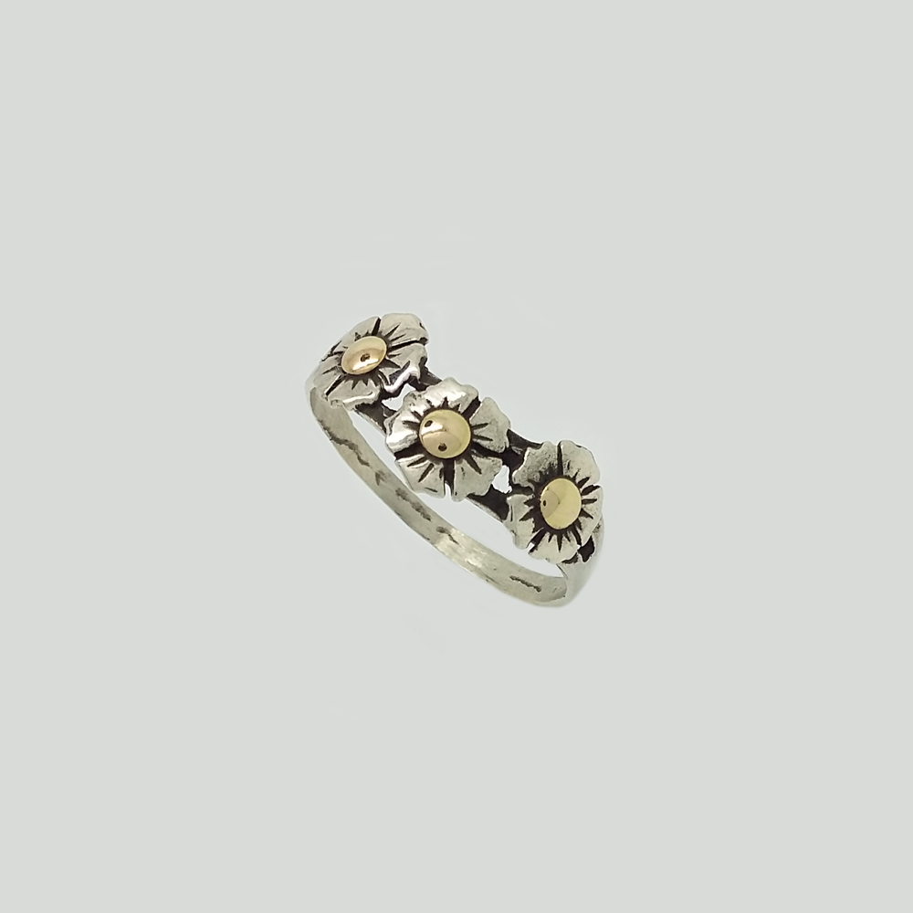 Band in Duble Plate with Flowers
