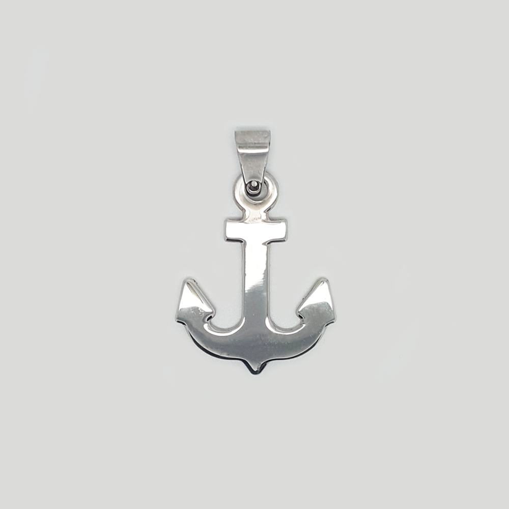 Anchor Pendant in Stainless Steel