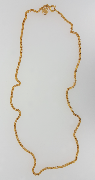 Eight Chain Necklace in Yellow Gold Filled