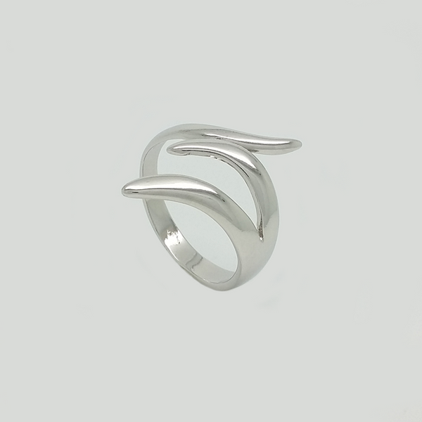 Three Branches in White Gold Filled Ring