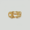 Butterflies Ring in Yellow Gold Filled