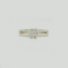 Band Ring in Silver 925 with Crystals