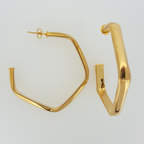 Hoop Earrings in Yellow Gold Filled