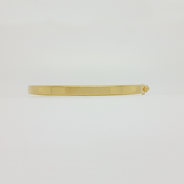 Hinged Bangle Bracelet in Yellow Gold Filled