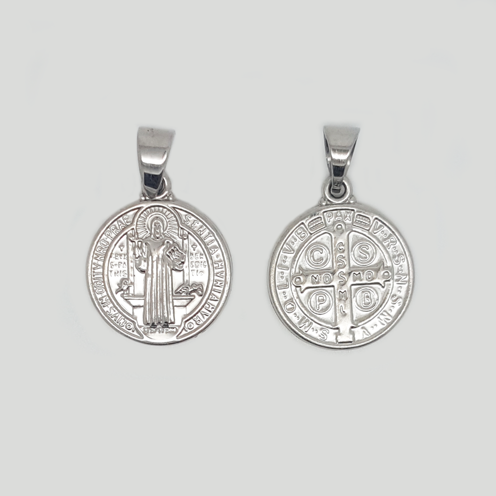 Jesus Medal Pendant in Stainless Steel