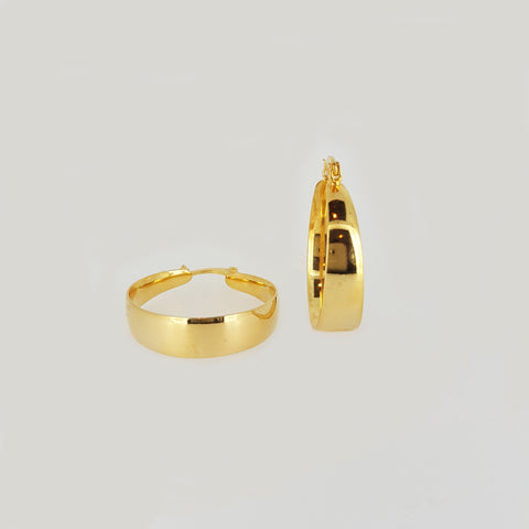Hoop Earrings in Yellow Gold Filled