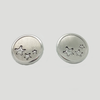 Stud Earrings in Stainless Steel with Stars