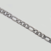 Figaro Chain Bracelet in Stainless Steel