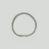 Bracelet Sizable in Stainless Steel with Gemstones
