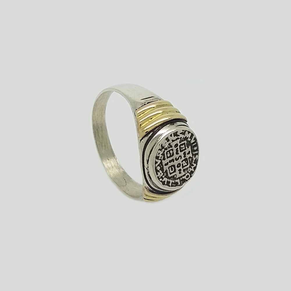 Ring in Duble Plate St Benedict Seal