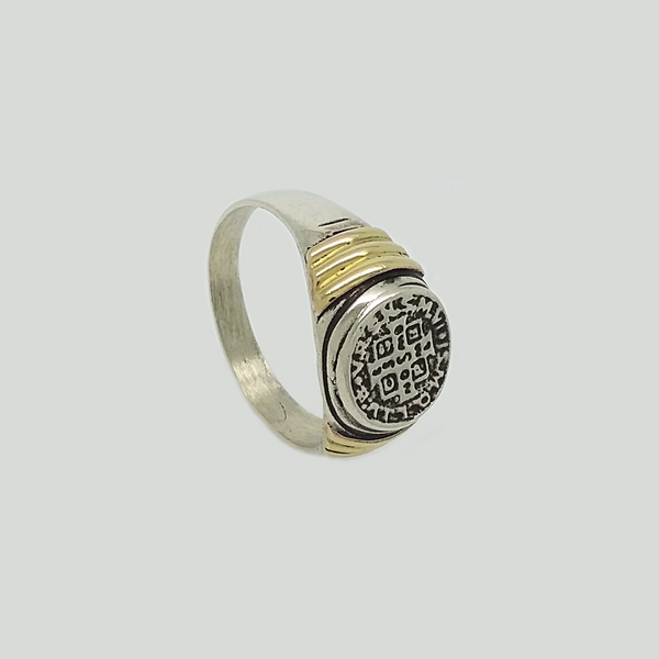 Ring in Duble Plate St Benedict Seal