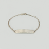 Bracelet in Silver with Rectangle Plaque