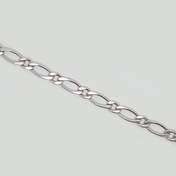 Figaro Chain 1x1 Bracelet in Yellow Gold Filled