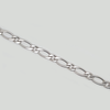 Figaro Chain 1x1 Bracelet in Yellow Gold Filled