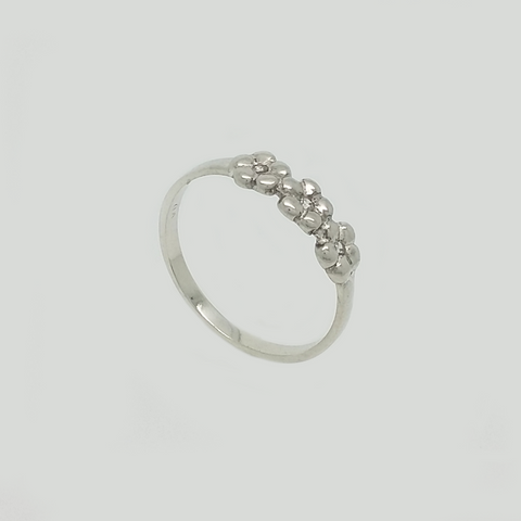 Band in Silver 925 with Flowers & Gemstones