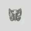 Butterfly Ring in Aged Silver