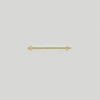 Lady Glam Bangle Bracelet with Gemstones in Yellow Gold Filled