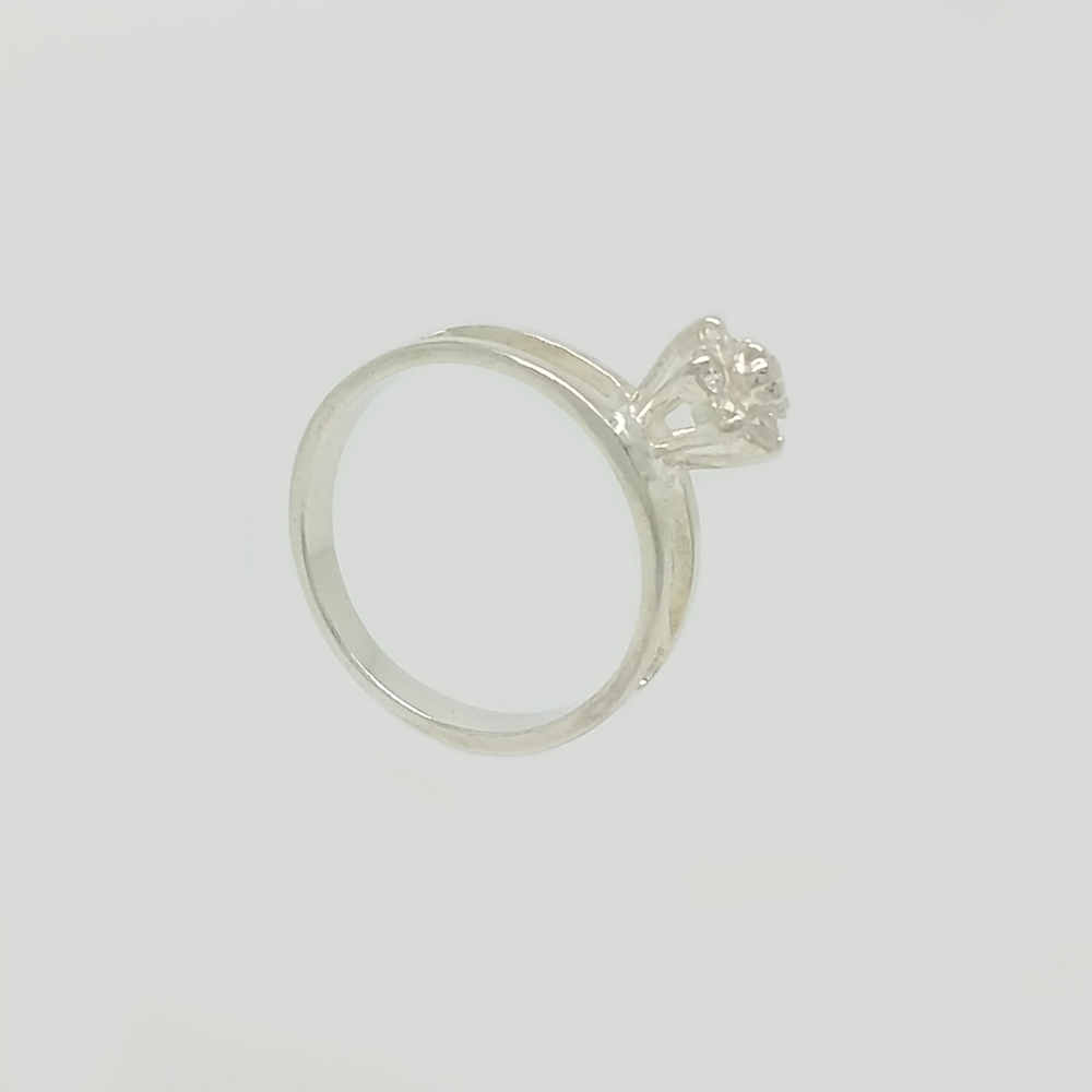 Band Ring in Silver 925 with Crystals