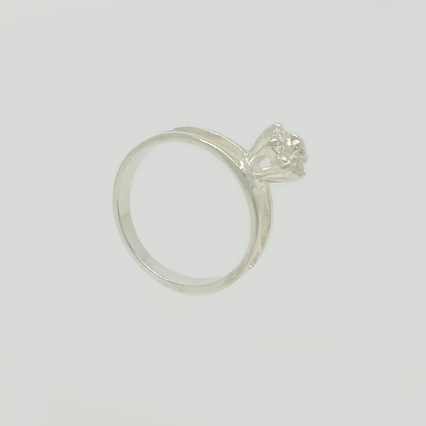 Band Ring in Silver 925 with Crystals