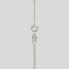 Bracelet in White Gold Filled with Rectangle Plaque