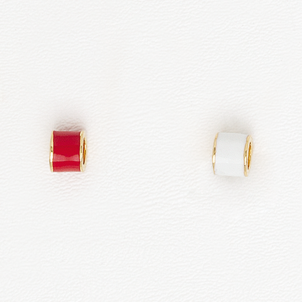Charm in Yellow Gold Filled with Enamel