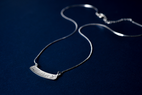 Mother & Daughter Necklace in Silver Filled
