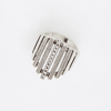 Ring in Aged White Gold Filled with Gemstones
