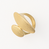 Ovals Ring in Yellow Gold Filled