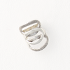 Ovals Ring in Aged White Gold Filled