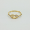 Ring in Yellow Gold Filled with Inlaid Gemstones