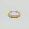 Ring in Yellow Gold Filled with Inlaid Gemstones