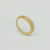 Ring in Yellow Gold Filled with Inlaid Gemstones