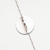 Necklace Boy/Girl Pendant with Heart in White Gold Filled