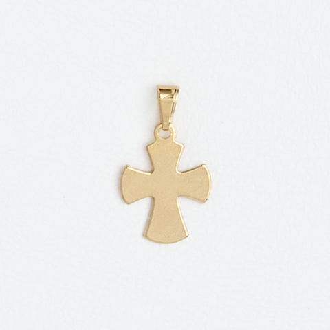 Malta Cross 14k Yellow Gold Filled Pendant