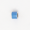 Charm in White Gold Filled with Enamel