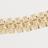 Rectangles Link Bracelet in Yellow Gold Filled