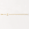 Link Chain Bracelet in Yellow Gold Filled