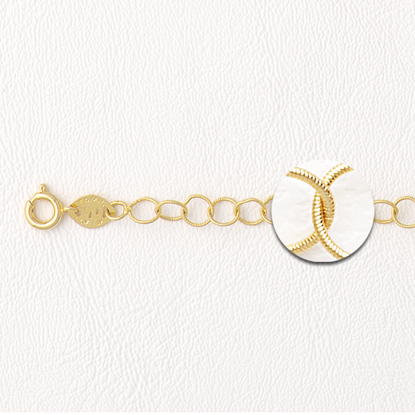 Link Chain Bracelet in Yellow Gold Filled