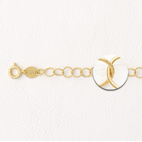 Link Chain Bracelet in Yellow Gold Filled