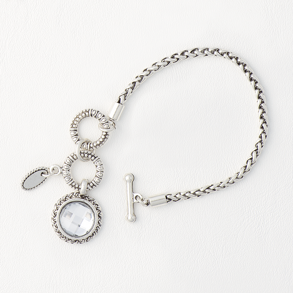 Link Bracelet Toggle Closer Acrylic Pendant